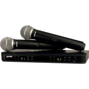 SHURE BLX288E/PG58 M17 - двухканальная радиосистема с двумя ручными передатчиками PG58