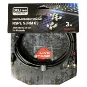 Xline Cables RSPE SJRM03 Кабель JACK stereo 3.5mm -2 x RCA male,3м