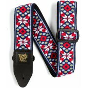 ERNIE BALL 4639 - гитарный ремень Jacquard с рисунком Taos Fire Red