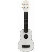 TERRIS PLUS-50 WH - укулеле сопрано, верхняя дека липа, корпус пластик, цвет белый
