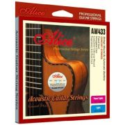 Alice AW433-SL Комплект струн для акустической гитары,11-52