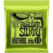 ERNIE BALL 2221 -струны для эл.гитары Nickel Wound Regular Slinky(10-13-17-26-36-46)