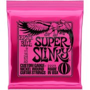 ERNIE BALL 2223 -струны для эл.гитары Nickel Wound Super Slinky(9-11-16-24w-32-42)