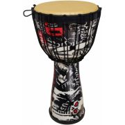 TERRIS DPR-10 Black - джембе, веревочная настройка, размер: 10«(25см)-20»(50см) , мембрана и корпус: