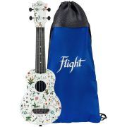 FLIGHT ULTRA S-40 Flower - укулеле сопрано, серия Ultra, полностью из поликарбоната, армированного с