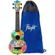 FLIGHT ULTRA S-42 Fat Cat - укулеле сопрано, серия Ultra, полностью из поликарбоната, армированного