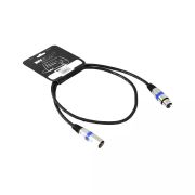INVOTONE ACM1101/BK - микрофонный кабель, XLR(папа) XLR(мама), длина 1м(черный)