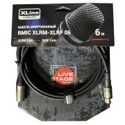 Xline Cables RMIC 06 Кабель микрофонный XLR 3 pin male - XLR 3 pin female длина 6м