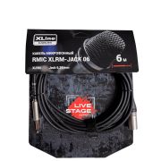 Xline Cables RMIC XLRM-JACK 06 Кабель микрофонный XLR 3pin male - JACL 6.3 mono длина6м