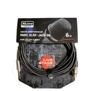 Xline Cables RMIC XLRF-JACK 06 Кабель микрофонный XLR 3pin female - JACL 6.3 mono длина 6м
