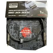 Xline Cables RINST JACK-JACK 01 Кабель инструментальный 2xJack 6,35mm mono длина 1м