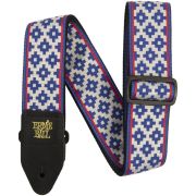 ERNIE BALL 5336 - гитарный ремень Blue Crux Jacquard