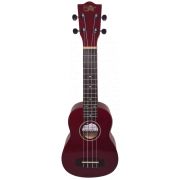 KAIMANA UK 21 RDM УКУЛЕЛЕ СОПРАНО КРАСНЫЙ МАТОВЫЙ