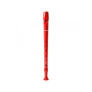 HOHNER B95084RE - Блокфлейта сопрано, немецкая система, пластик, 1 часть, цвет красный