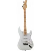 TERRIS TST-39 WH электрогитара, тип корпуса стратокастер, SSS,1V 2T,цвет белый