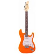 TERRIS TST-39 YW электрогитара, тип корпуса стратокастер, SSS,1V 2T, цвет оранжевый