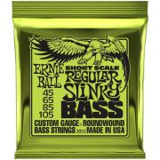 ERNIE BALL 2852 - струны для бас-гитары Nickel Bass Regular Slinky Short Scale (50-105)