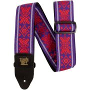 ERNIE BALL 5330 - гитарный ремень Jacquard с рисунком Royal Flush Red
