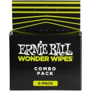 ERNIE BALL 4279 -набор для ухода за гитарой: салфетки для грифа (1шт),струн (3шт),полировки (2шт)