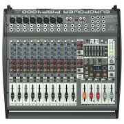 BEHRINGER PMP4000 - микшер-усилит,2x300 Втна8 Ом (2x600 Вт на 4 Ом), 1200 мост 8 Ом, 8 моно/4 стерео