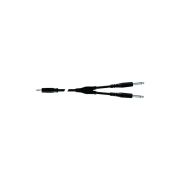 PROEL BULK505LU18 - инсертный кабель 3.5 джек стерео-2 x 6.3 джек моно, длина -1,8м